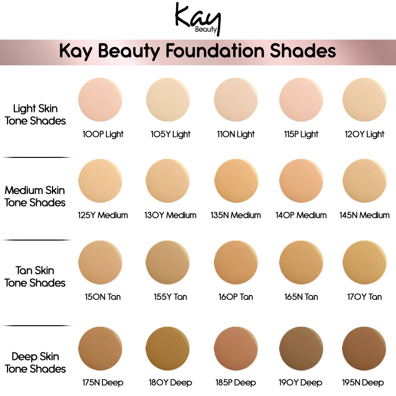 Kay Beauty Hydrating Foundation - 185P Deep