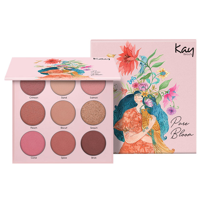 Kay Beauty Eye Kanvas Eyeshadow Palette - Pure Bloom