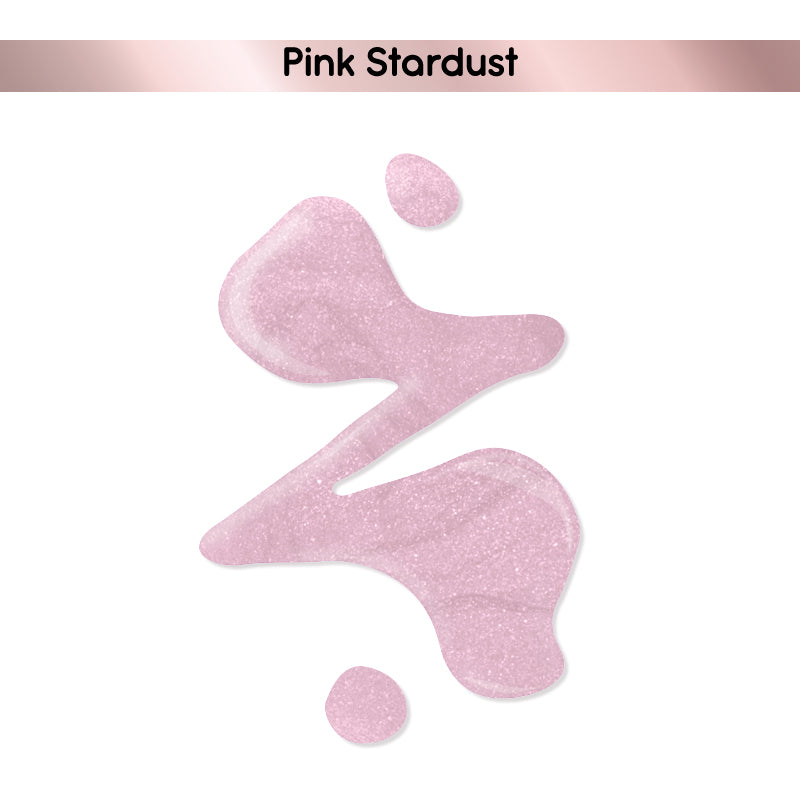 Kay Beauty Nail Nourish Glitter Pastel Nail Enamel Polish - Pink Stardust