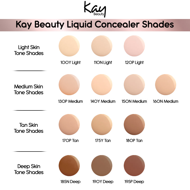 Kay Beauty HD Liquid Concealer - 140Y Medium