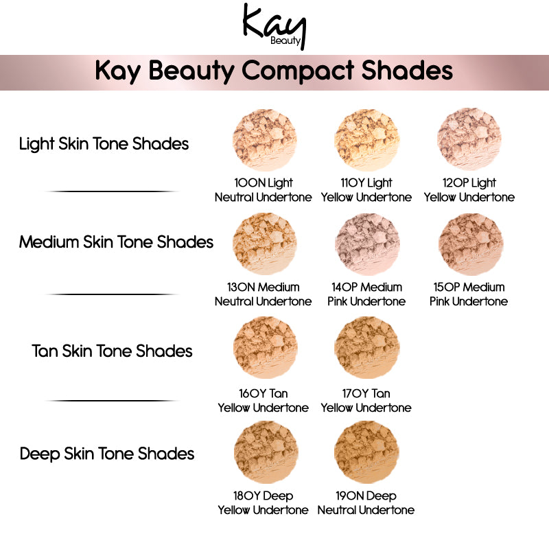 Kay Beauty Matte Compact - 160Y Tan