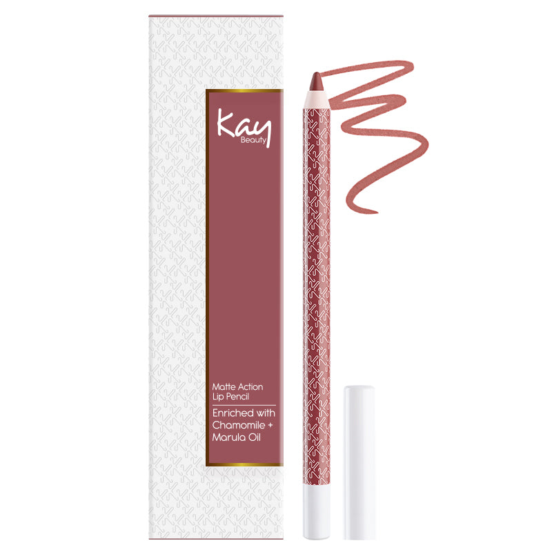 Kay Beauty Matte Action Line & Fill Lip Pencil